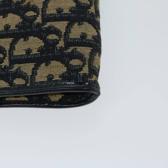 Christian Dior Trotter Canvas Clutch Bag Navy Auth 69251 - Picture 15 of 16